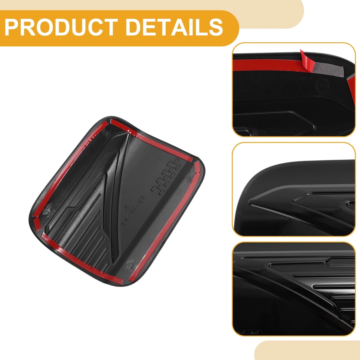 Fuel Tank Door Cap for Toyota Camry (2025) Gas Tank Flap Gloss Black