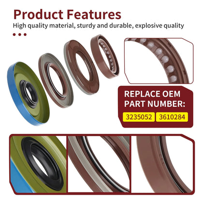 Crankshaft Seal Kit for Polaris RZR Turbo S XP XP4 XP S XP S4 (2018–2024)