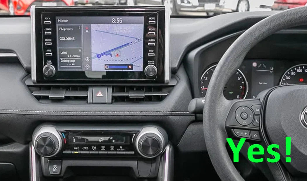 9'' Wireless Carplay Android Auto Head Unit for Toyota RAV4 (2019 - Present)