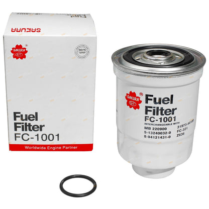 Diesel Fuel Filter for Pajero (1986–1995) 4D56T 2.5L Turbo