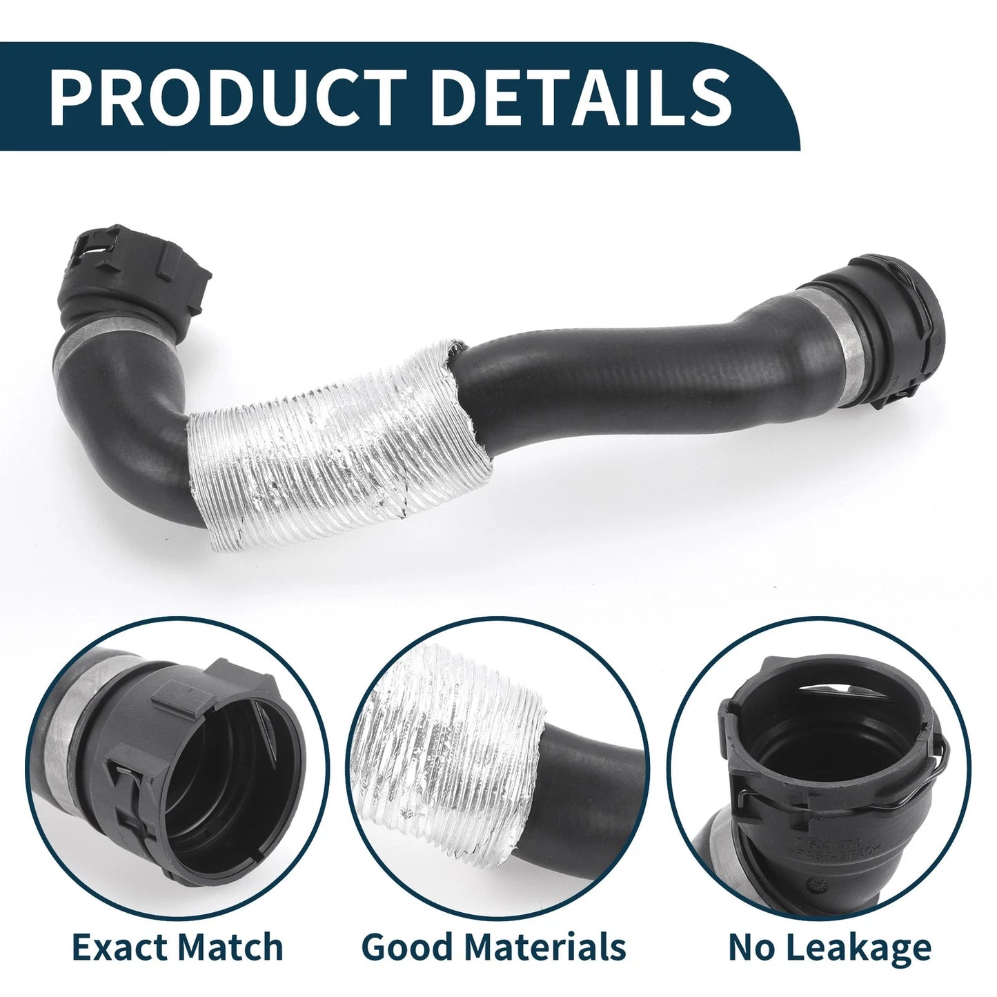 Radiator Hose No.17127552404 for BMW 1 Series (2006–2013) Cooling Tube