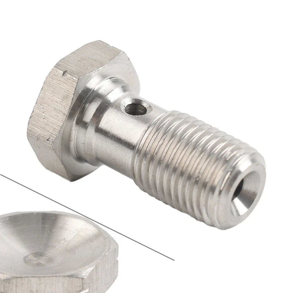 Stainless Steel Banjo Bolt 3/8x24 Fitting for AN-3 Car Brake Adaptor