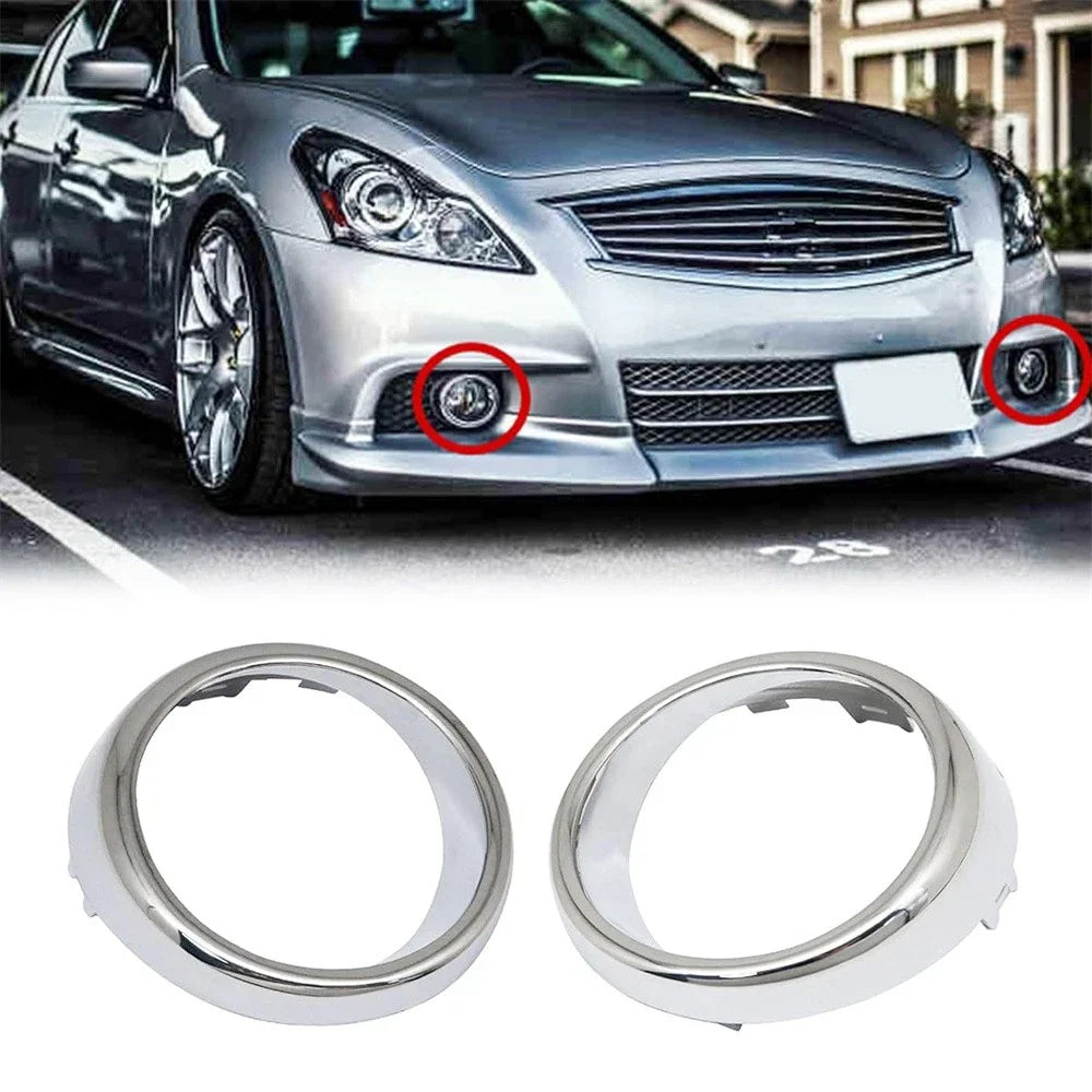 Front Bumper Fog Lamp Bezel Trim for INFINITI G25 G37 (2007-2013)