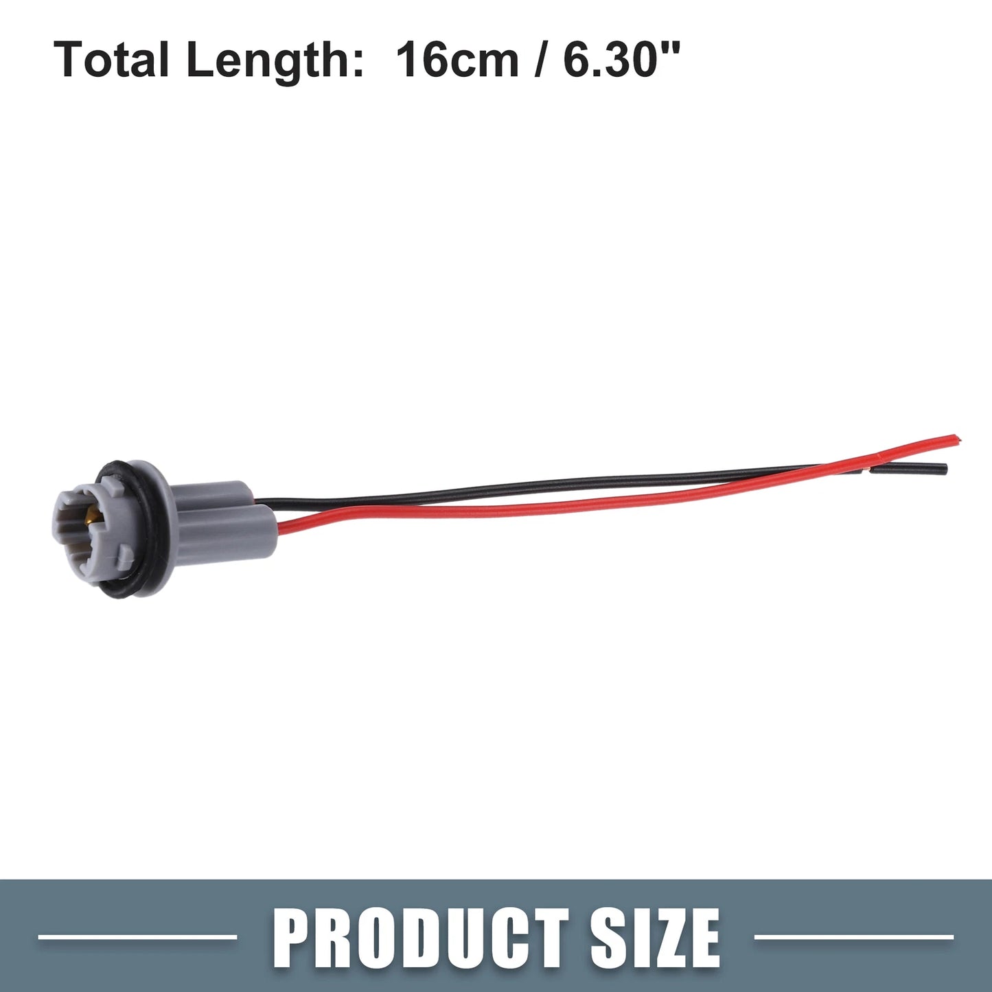 Set of 2 T15 Wire Harness Socket Pigtail Adapter for LED Turn Signal Lights