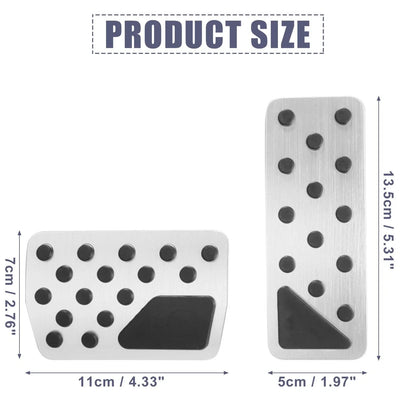 Brake Pedal Pad & Gas Accelerator Pedal Cover for Jeep 2011-2012 (2011-2012)