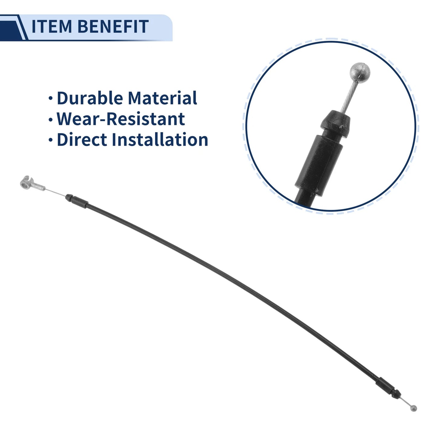 Hood Latch Release Cable for Hyundai Santa Fe (2013–2018) No. 811902W100