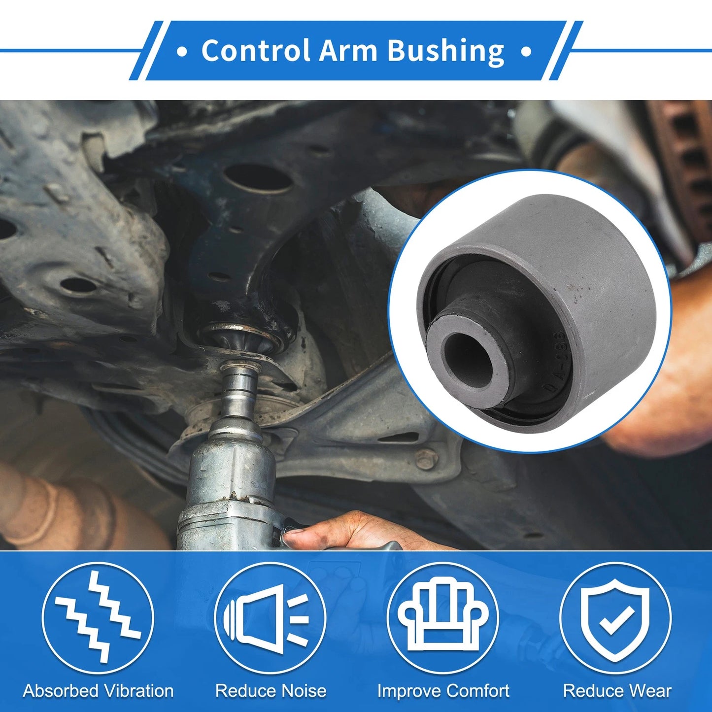 Rear Control Arm Bushing for Honda Accord (CB1) (No. 52622SM4003)