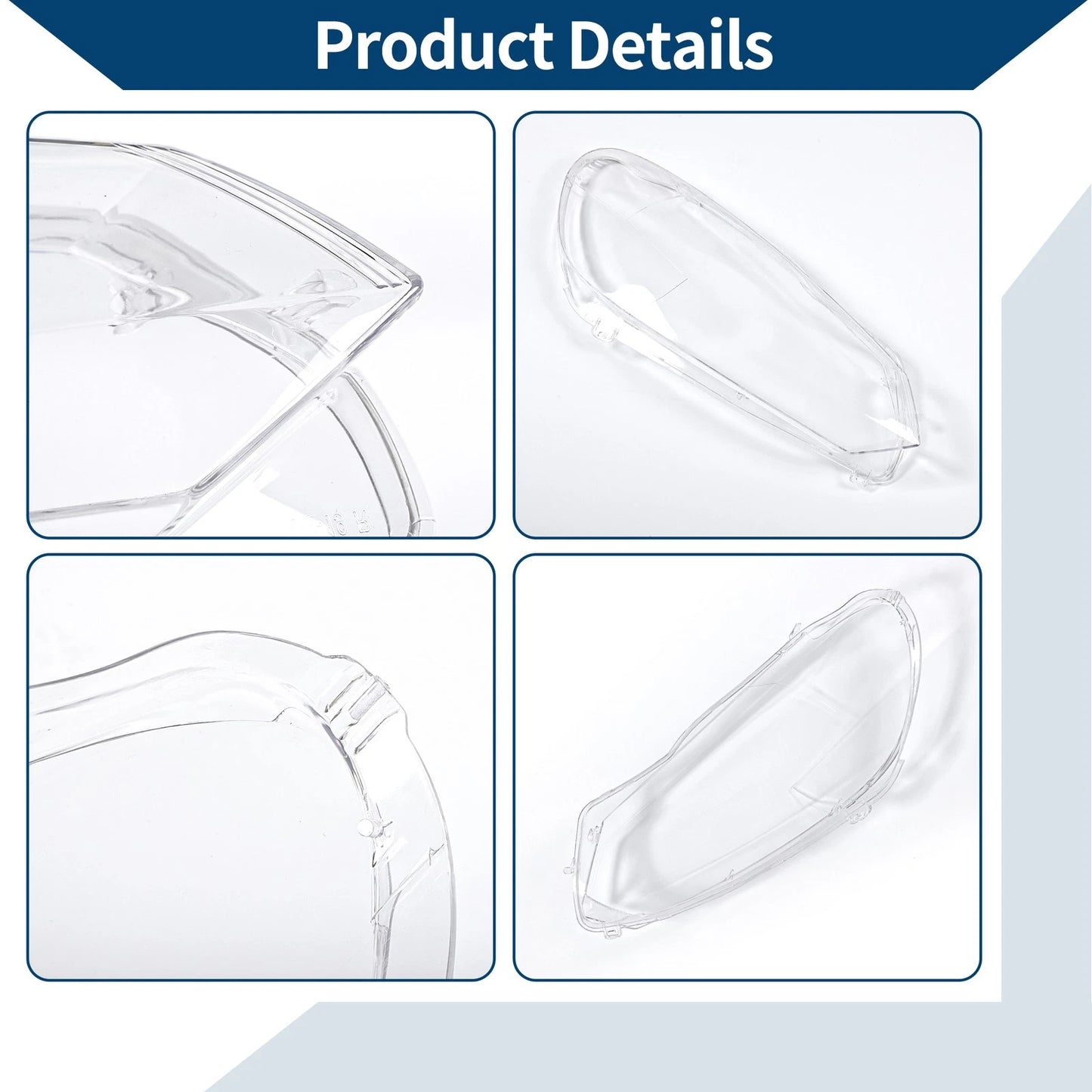 1 Pc Headlight Lens Cover for VW Golf (2006–2010) No. 5K0941006C Clear