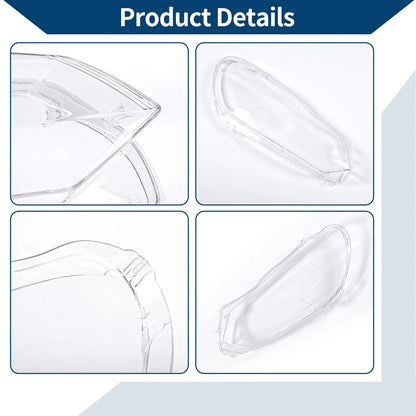 1 Pc Headlight Lens Cover for VW Golf (2006–2010) No. 5K0941006C Clear