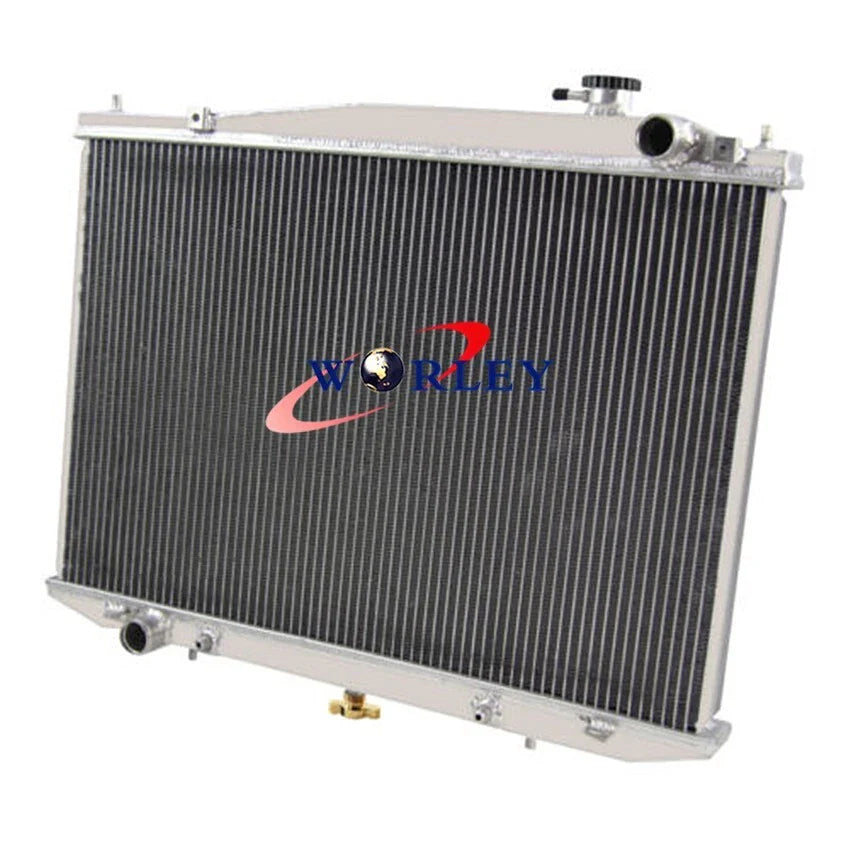 3 Row Aluminum Radiator for Nissan Navara D22 1997-2001 3.2L Diesel