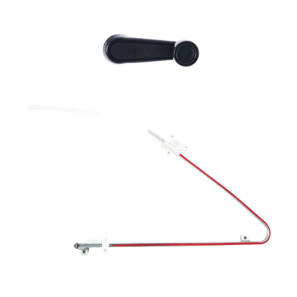 Set of 2 Manual Window Regulators and Crank Handles for Daihatsu Delta (1984)