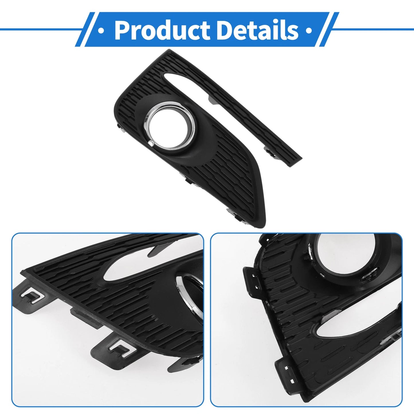 1 Pc Fog Light Grill for Chevrolet Cruze (2017–2018) No. 84095942