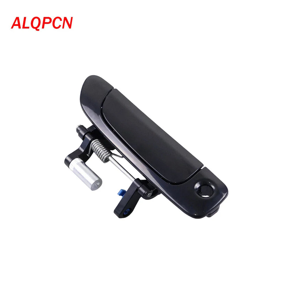 4 x Outside Door Handle Smooth Black for Honda Civic (2001-2005)