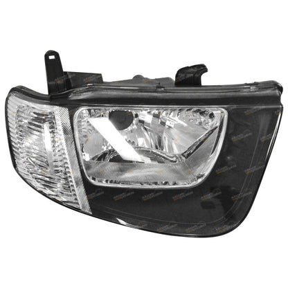 Headlight Pair with Clear Flasher for Mitsubishi Triton (2006–2009)