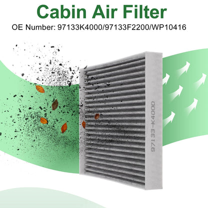 Cabin Air Filter No.97133K4000 for Hyundai Ioniq (AE) (2016–2020)