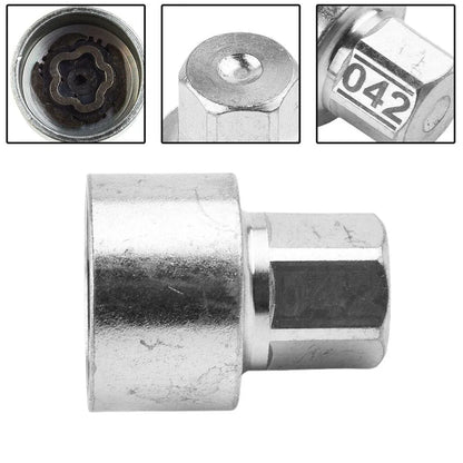 Wheel Lock Lugnut Anti-theft Removal Key Socket for 1/2/3/4/5/6/7 Series