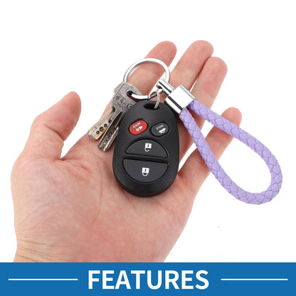 Car Keychain with Ring Zinc Alloy Silver Tone for Universal Use