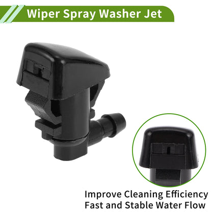 Windshield Washer Nozzle with Hose Connector for Ford