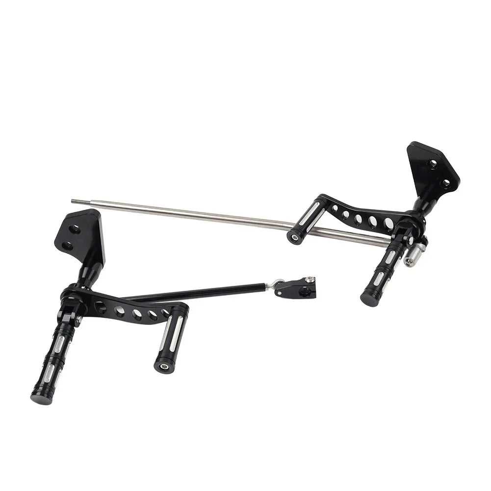 BLK Forward Controls Footpegs for Harley Dyna Low Rider (2000-2012)