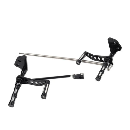 BLK Forward Controls Footpegs for Harley Dyna Low Rider (2000-2012)