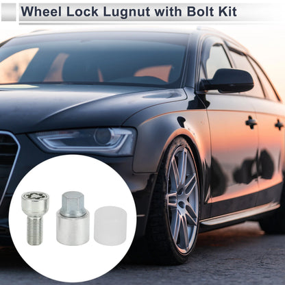 Type S Wheel Lock Lugnut Set with Bolt Kit & Nut Removal Key for Audi A4L A5 (2013–2020)