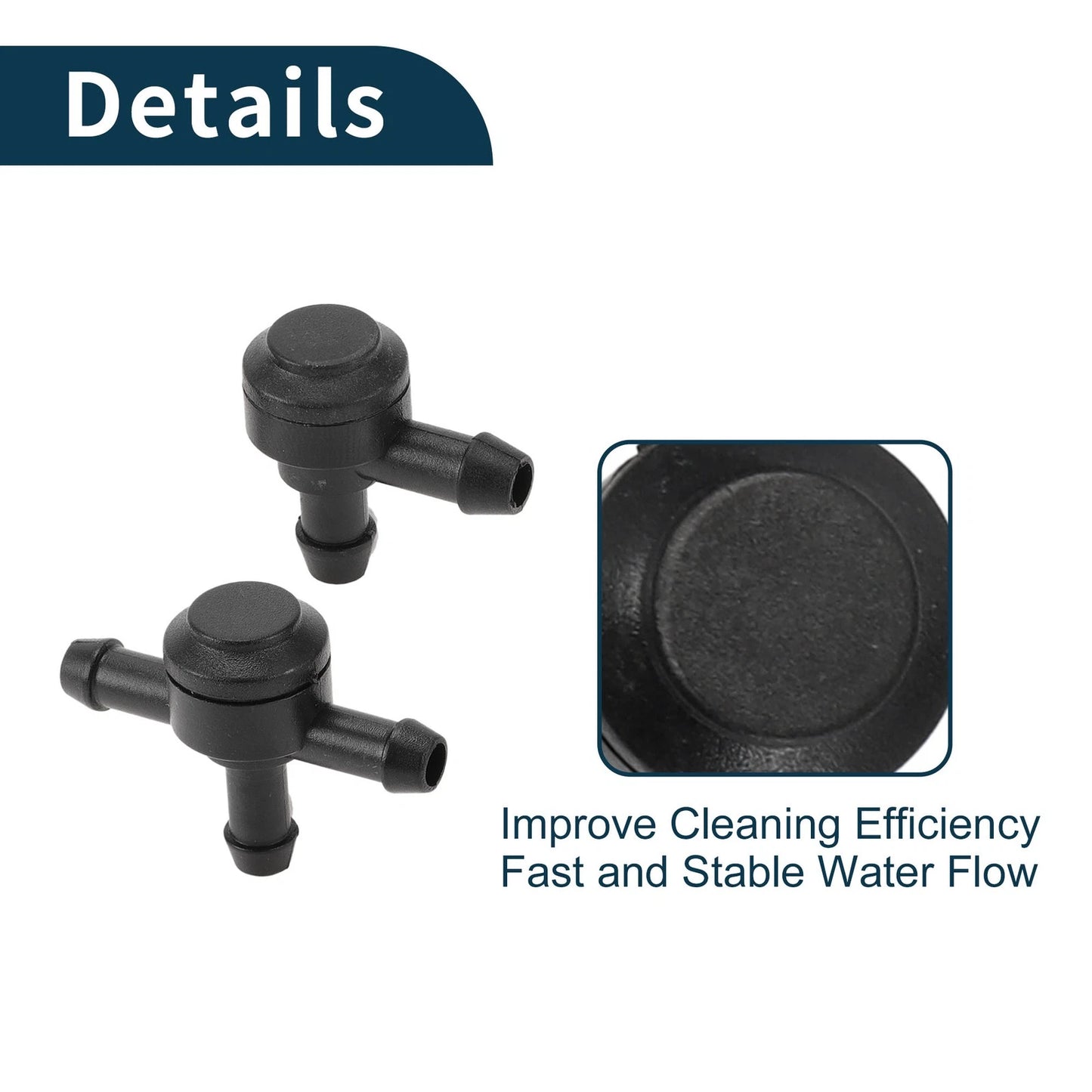 Windshield Washer Nozzle with Gasket