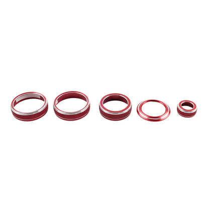 Red Console Volume AC Switch Button Ring for Lexus NX250 NX350h (2022-2024)