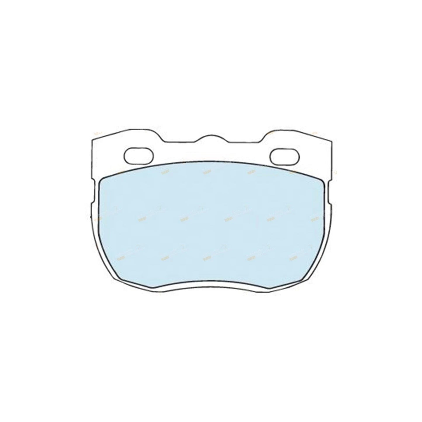 Set of 4 Front Disc Brake Pads for Land Rover Range Rover (1990)