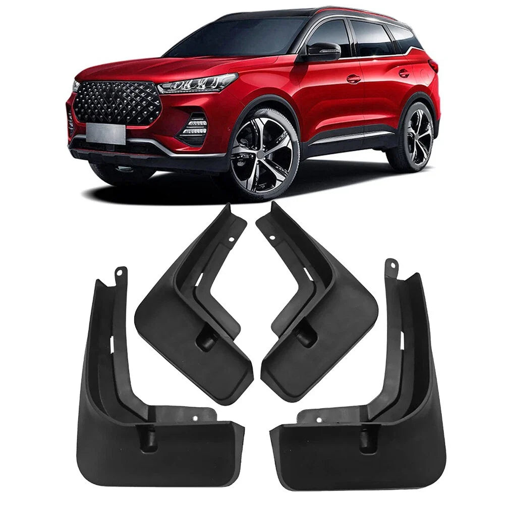 Front Rear 4pcs / Mudflaps for Chery Tiggo 7 (2020–2023)