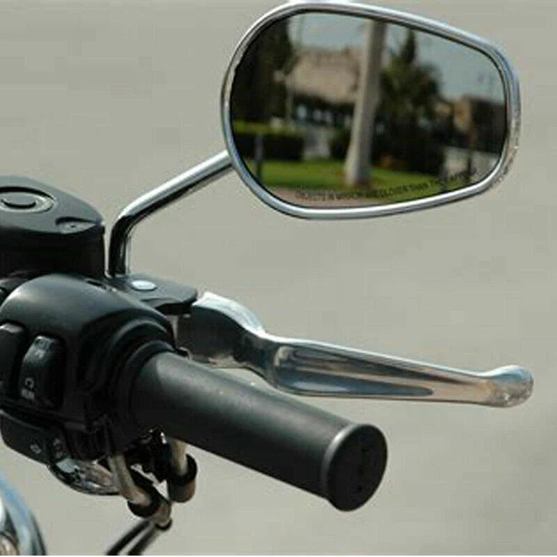 Chrome Rear View Side Mirrors for Harley V Rod Dyna Street Bo FXDB (2007-2017)