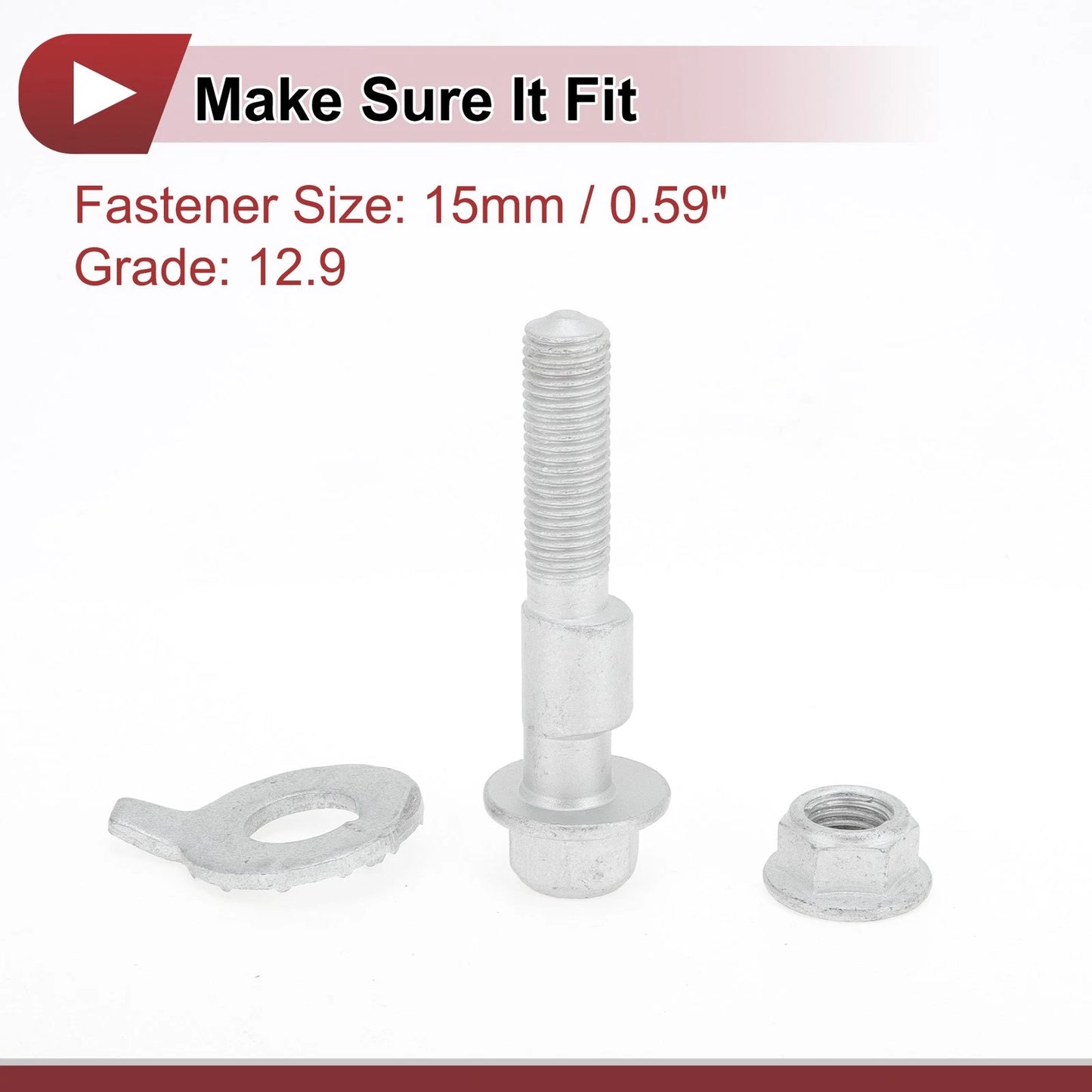 Camber Bolt Kit   - 0.59" Eccentric, 1 Pair