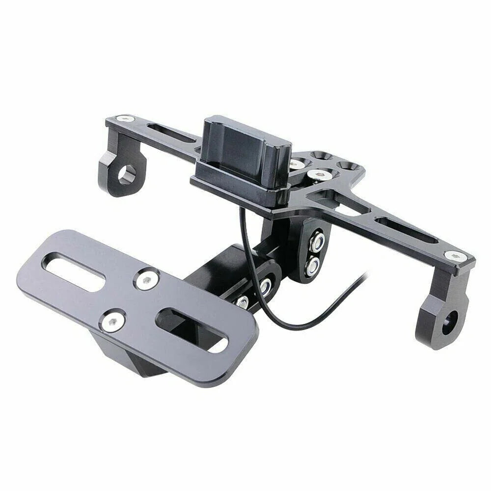 Universal Motorcycle Fender LED License Plate Bracket Holder Tidy Tail AU
