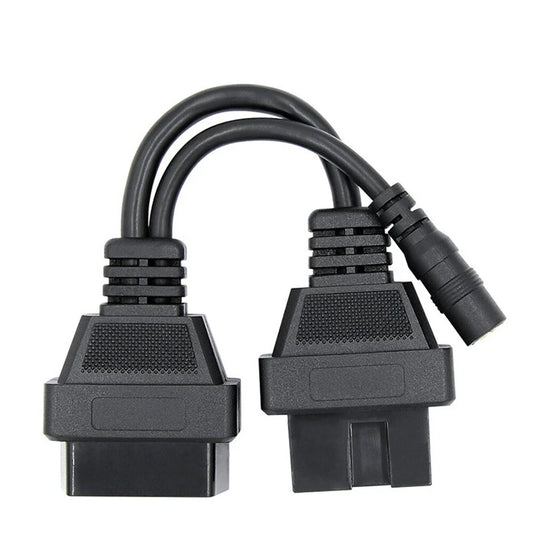 12 Pin OBD1 to 16 Pin OBD2 Diagnostic Adapter Cable for Mitsubishi Hyundai