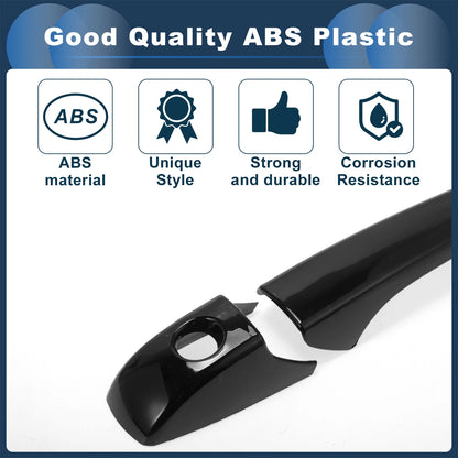 Car Door Handle Cover Trim for Jeep Grand Cherokee (2011–2021) - Black