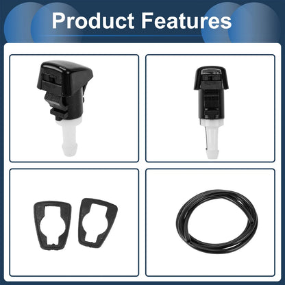 Windshield Washer Nozzle & Fluid Hose for Dodge Grand Caravan (2008-2020)