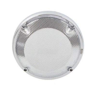 6.5" Saddlebag Lid Speaker Grill Covers for Harley Touring (1983-2020)  Chrome
