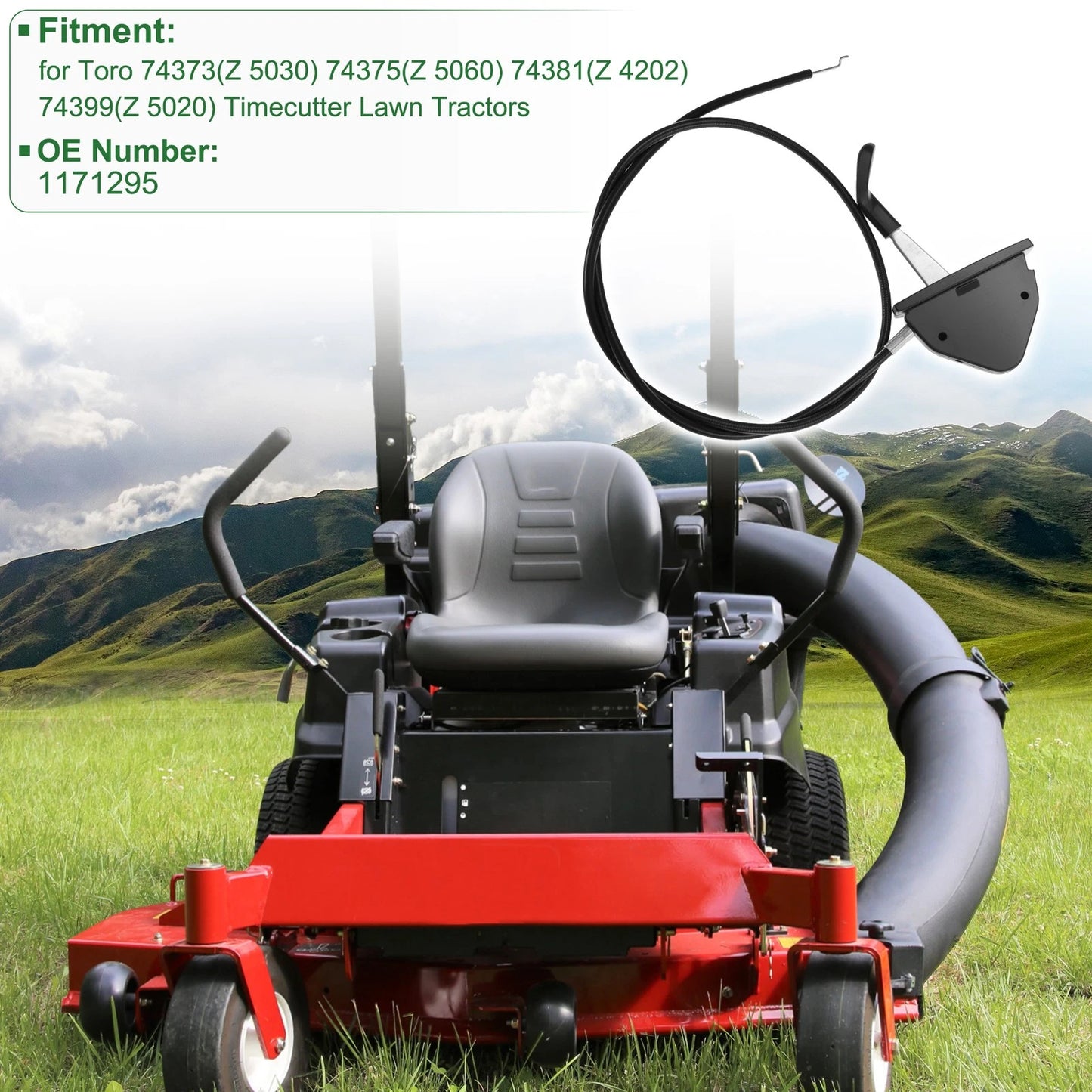 Throttle Cable for Toro Timecutter Z 5030 (74373, 1171295)