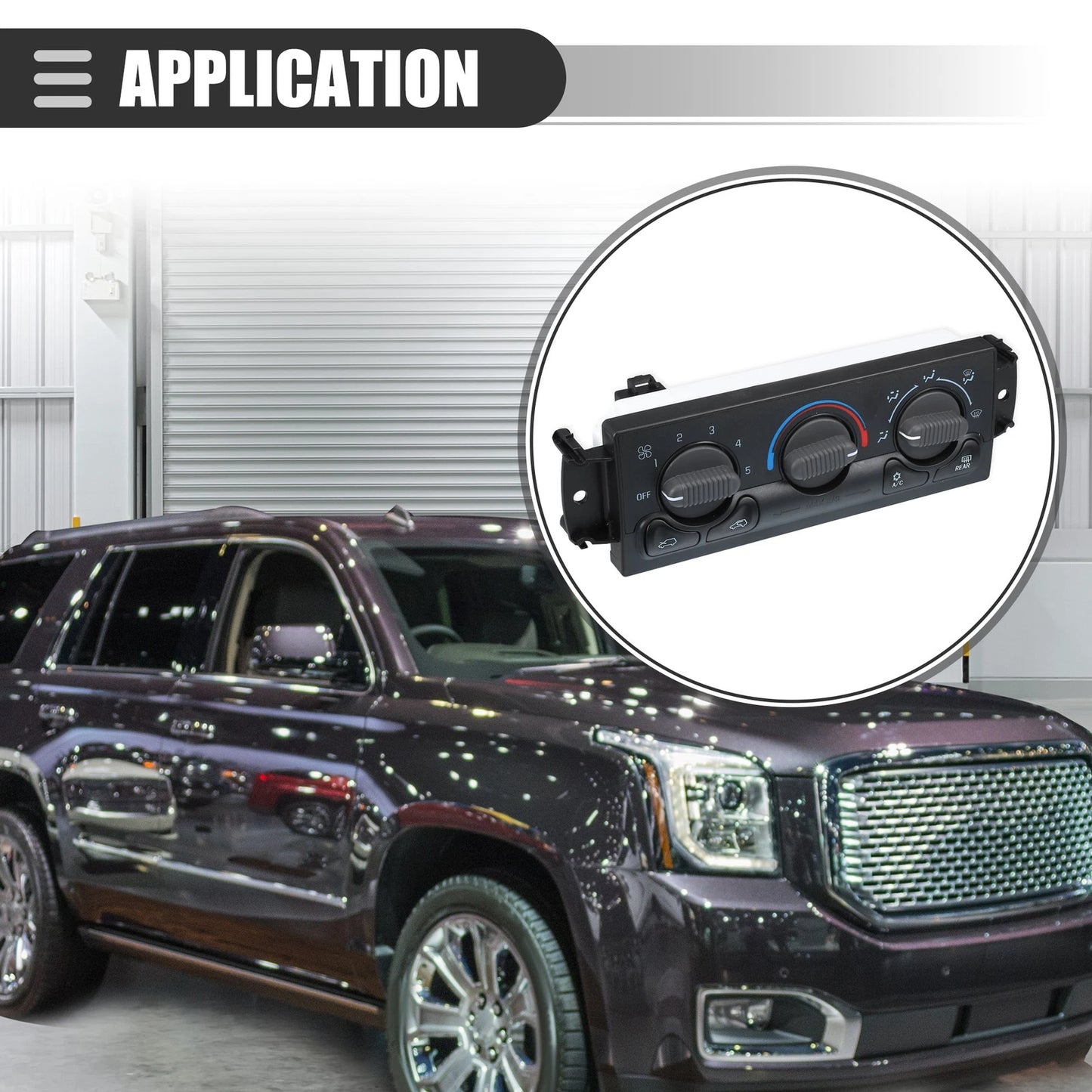 HVAC A/C Heater Climate Control Panel for Chevrolet Silverado 1500 (1999–2002)
