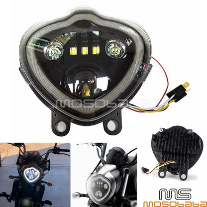 LED Headlight w/DRL Lights for Kawasaki Vulcan S 650 EN650 (2015-2021)