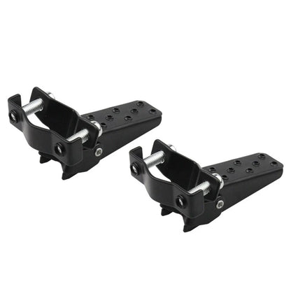 Pedals for Diverse Motorcycle Metal Passenger Black Silver