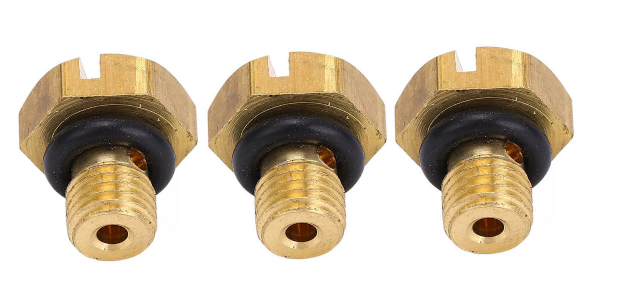 3 Pcs Drain Screws with O-Ring for Yamaha