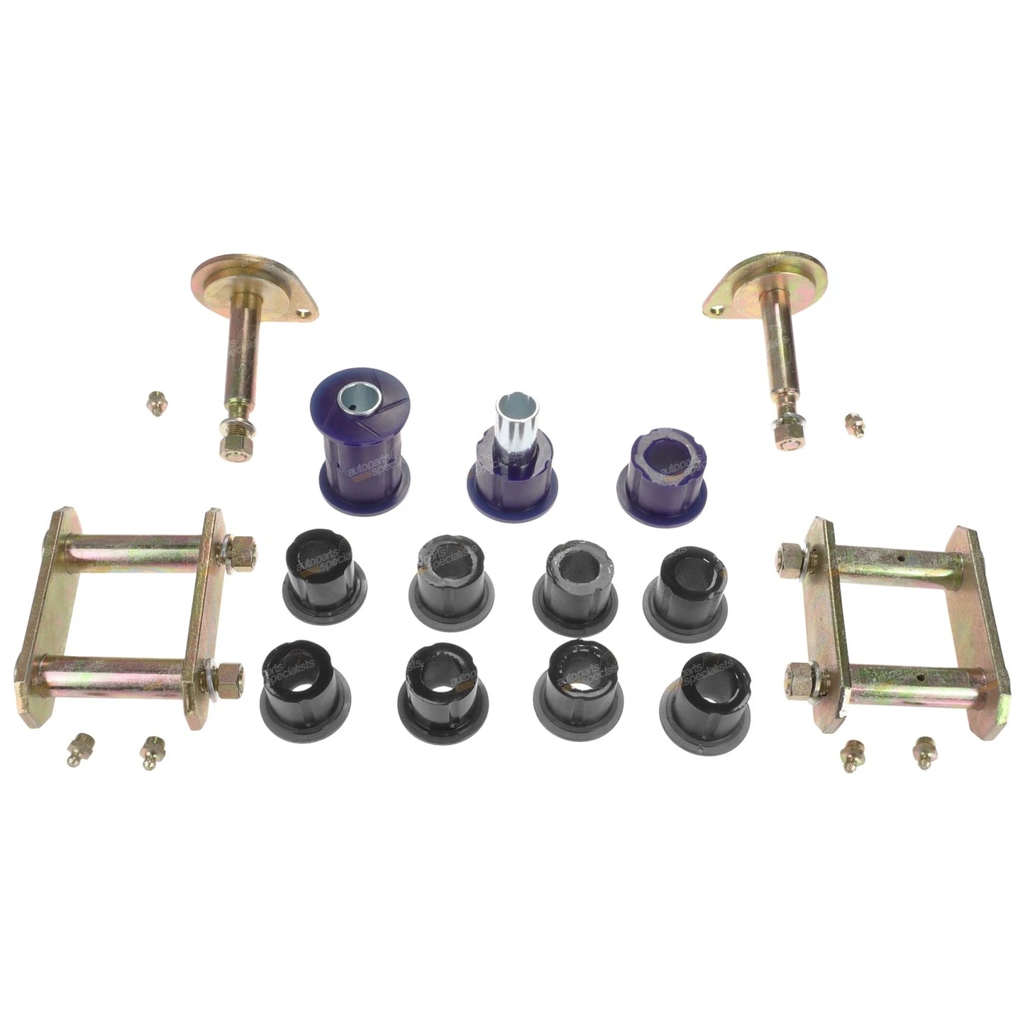 Rear Greaseable Shackle Kit for Nissan Navara D21 D22 (1986–2016)