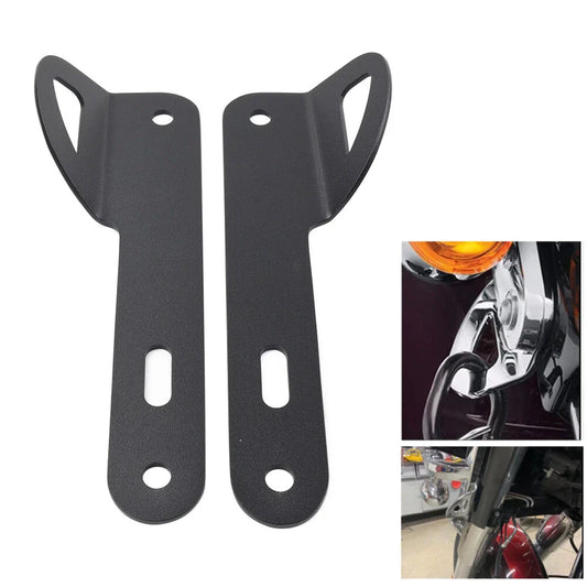 Front Teardrop Tie-Down Brackets for Harley Touring Street Glide (2009-2023)