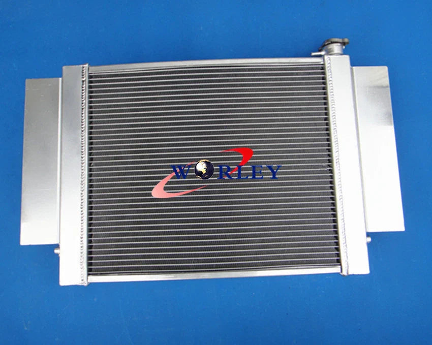 Aluminum Radiator 3 Row for Mazda RX2 RX3 RX4 RX5 RX7 (1970-1985)
