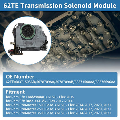 62TE Transmission Valve Body Solenoid for Dodge (2010-2014)