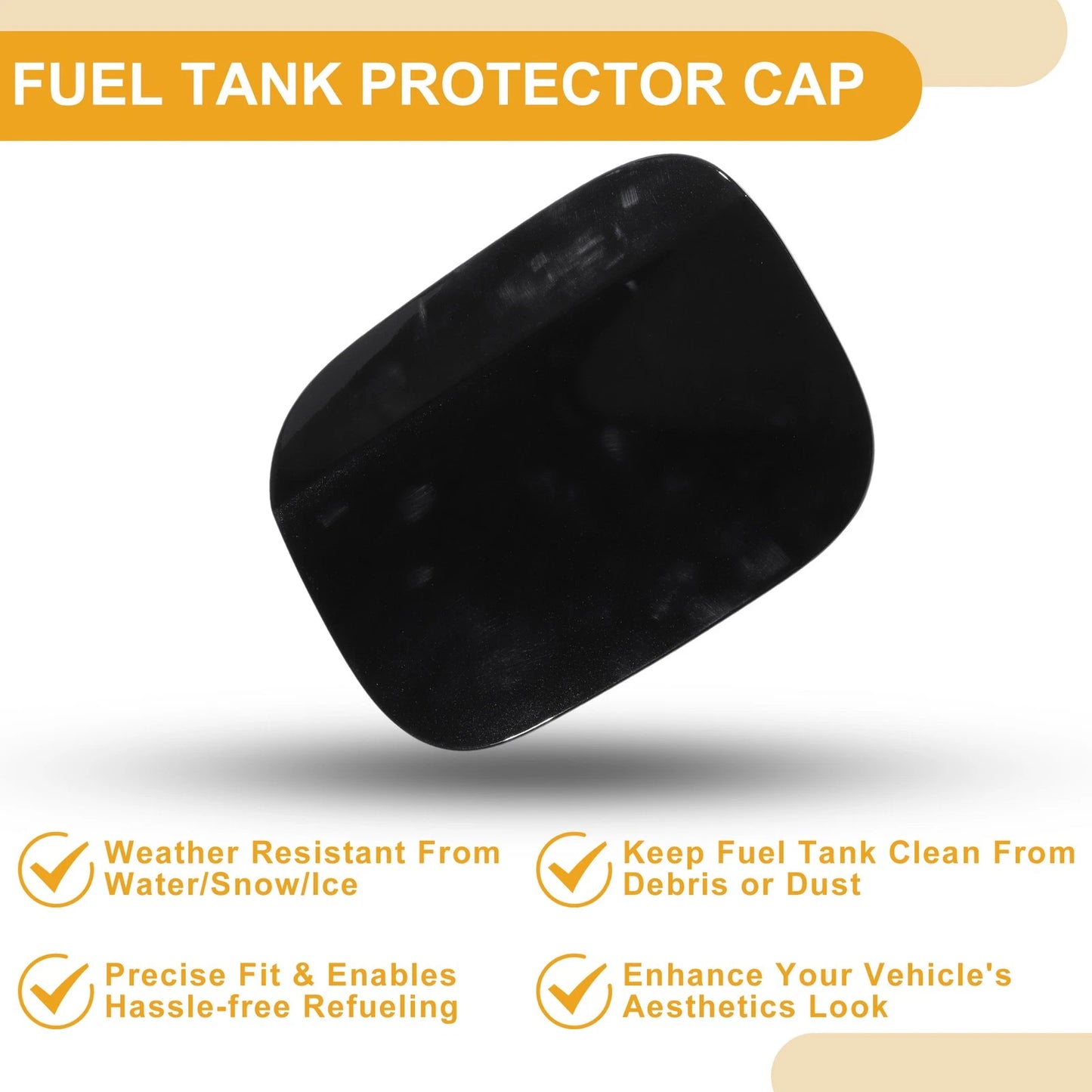 Fuel Tank Door Cap for Mercedes-Benz A180 (2019–2021) Clip Type No.A1777571800 Black
