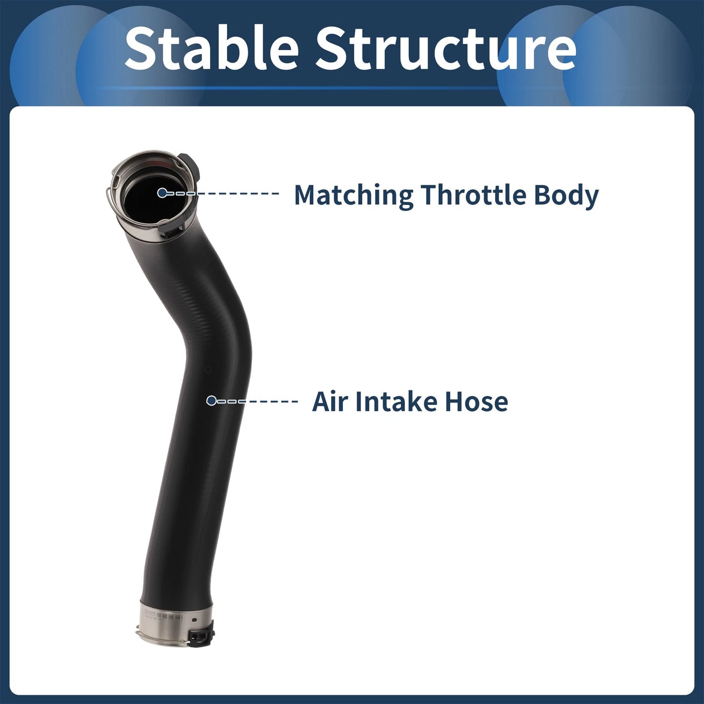 Set of 1 Engine Air Intake Hose for Mercedes-Benz Metris (2016–2019) No. 4475280282