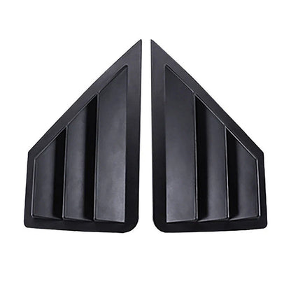 2 x Matte Black Side Window Louver Shutter Covers for Toyota C-HR (2018–2022)