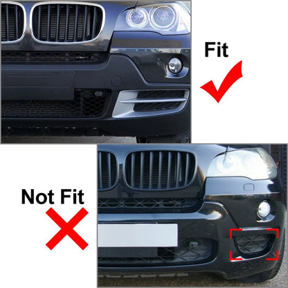 Left Side Front Bumper Fog Light Grill for BMW X5 E70 (2007–2010)