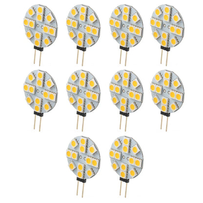 Warm White 5050 SMD G4 Socket Round Bulb for Car RV Landscape